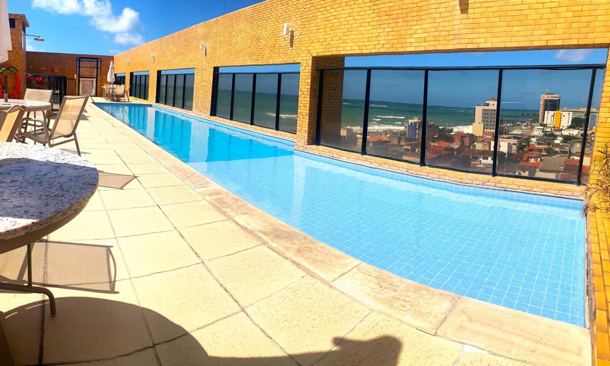 Apartamento 50M Praia- Piscina - Vista Mar - Academia - Apartamento