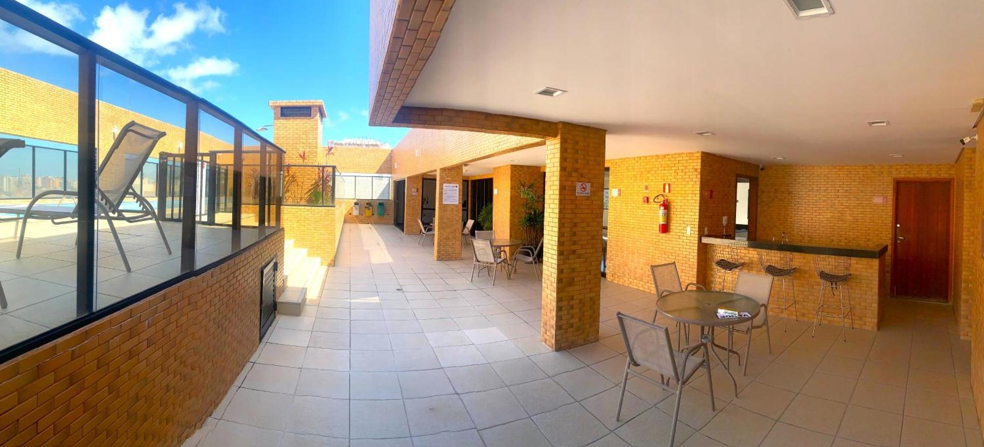 Apartamento 50M Praia- Piscina - Vista Mar - Academia - Maceió